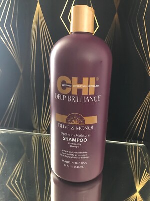 Chi Deep Brilliance Olive & Monoi Optimum Moisture Shampoo Liter - 33.8 oz