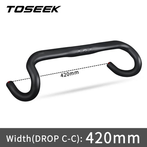 Full Carbon Fiber Bicycle Handlebar 380/400/420/440mm Road Bike Bent Bar 31.8mm - Picture 17 of 18