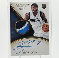 Ricky Ledo 2013-14 Immaculate RPA Rookie Patch Auto /99 RC RARE