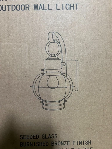 Vaxcel Lighting OW21861 Chatham 1 Light Outdoor Wall Sconce - Bronze - Picture 3 of 3