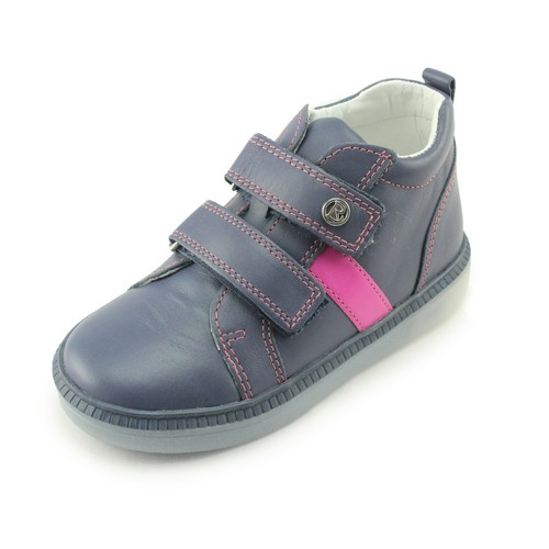 RenBut Girls High Top Leather Shoes - Picture 3 of 4