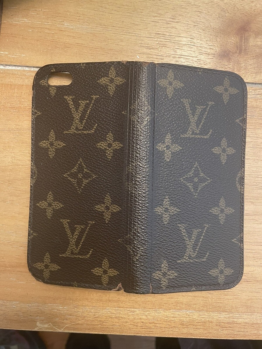 iPhone6 LOUIS VUITTON カバー Authentic Louis Vuitton Monogram Folio Iphone 6/6S, 7, 8 & SE Case