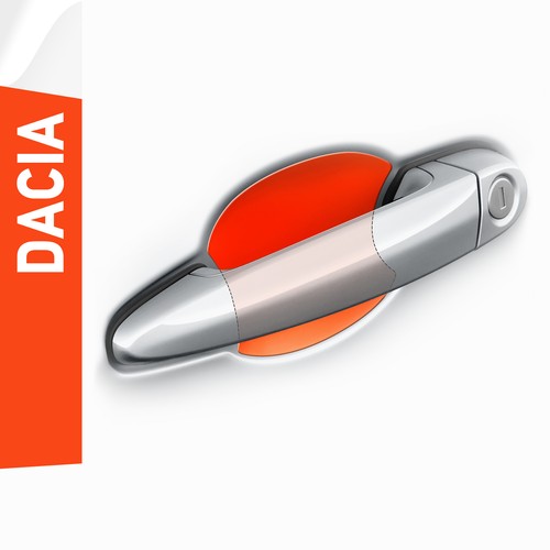 Film De Protection Pour Poignée De Porte Dacia Jogger - Picture 1 of 6