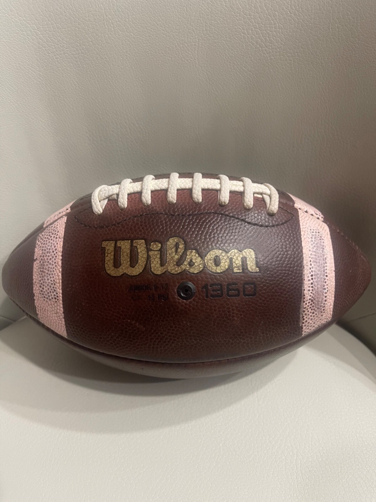 wilson leather TDJ football eBay