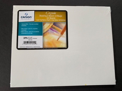 *NEW* 3 Pack Canson C' a Grain Drawing Art Boards 8''x10''