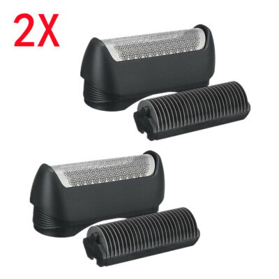 2X Rasierer Scherblatt Scherkopf Folie Ersatz Für B-RAUN 11B Serie 1, 130, 150