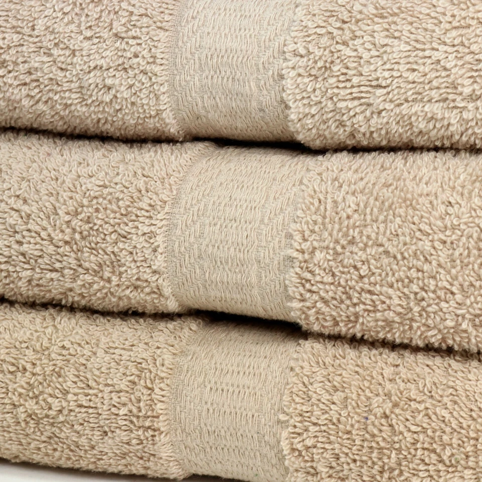 Estuche de 24 Toallas de Baño Color Verdadero, Toalla de Baño Algodón Hilado en Anillo 25x52, Colores Foto 2 de 4