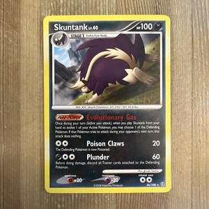 Skuntank - 26/100 - Rare LP, English Pokemon Stormfront