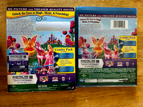 Barbie and the Secret Door (Blu-ray/DVD 2014 2-Discs NEW) - Picture 2 of 2