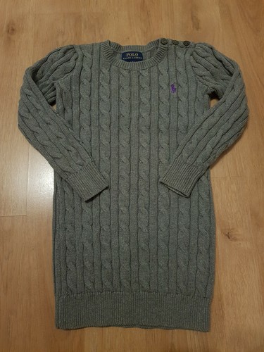 RALPH LAUREN Cable Knit Jumper Dress 5 