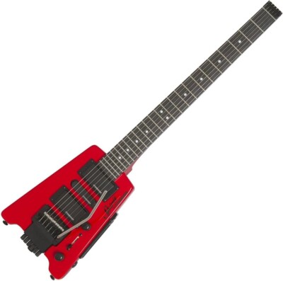 STEINBERGER Spirit GT-PRO Deluxe Hot Rod Red Headless Guitar w/Gig Bag