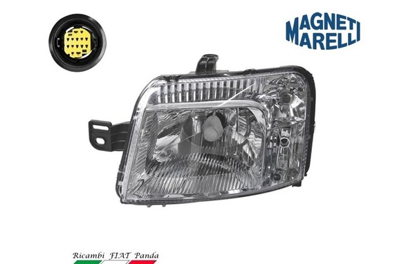 Blinker Projektor Links Steckverbinder Weiß Geeignet A Fiat Panda 169 09/2003- >-image