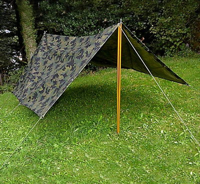 CAMOUFLAGE Tarp Sheet /// 95 g/sm- Tarpaulin Strengthened Waterproof Heavy Duty