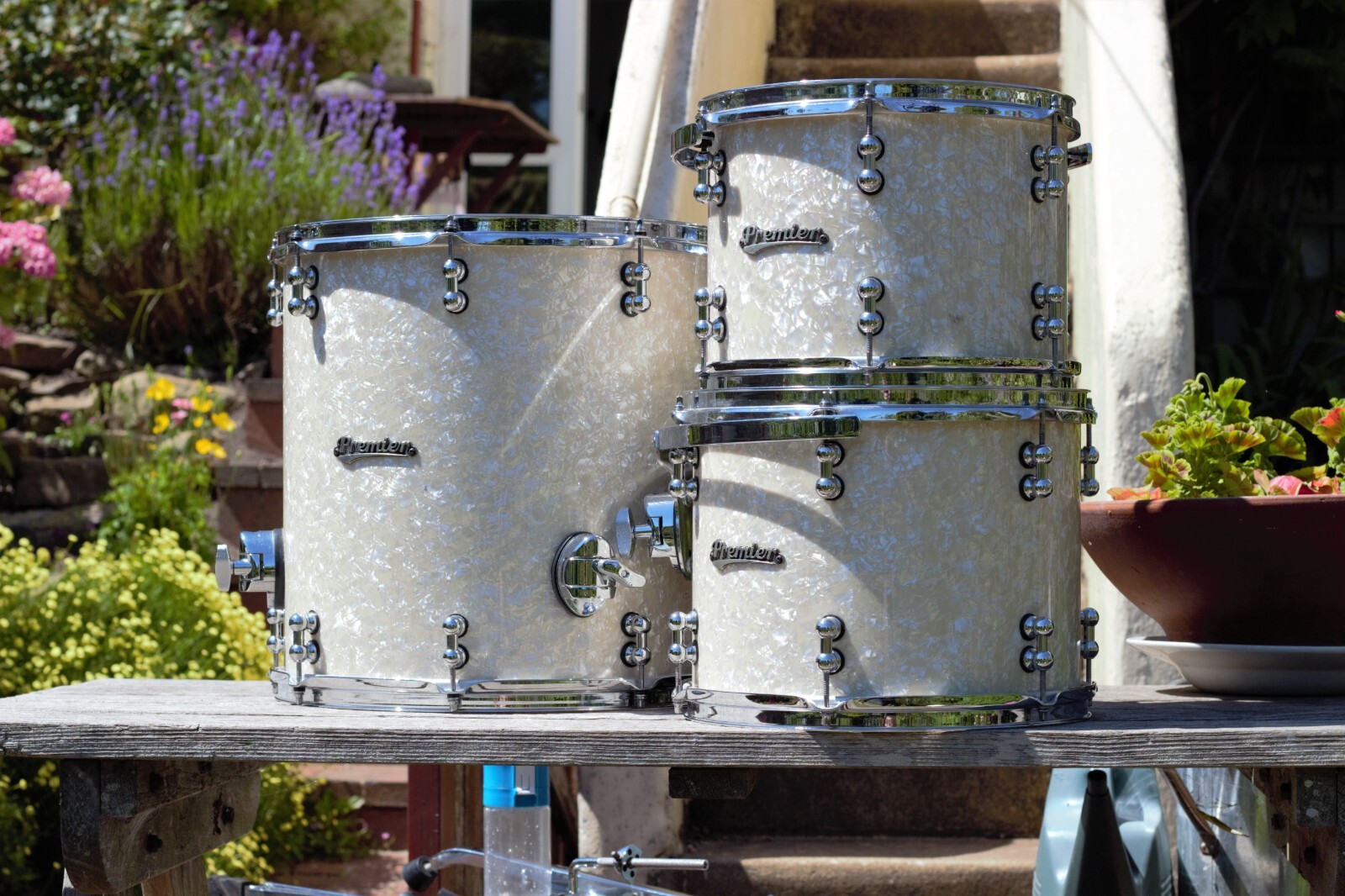 Premier GenX Elite series drum kit * RETRO* modded AMAZING unique