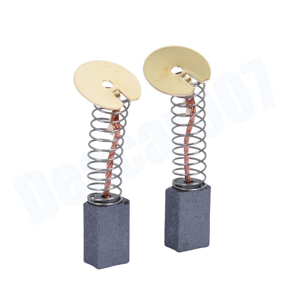 2PCS Carbon Brush Set Fits For Dewalt 450374-12 450374-99 Black and Decker