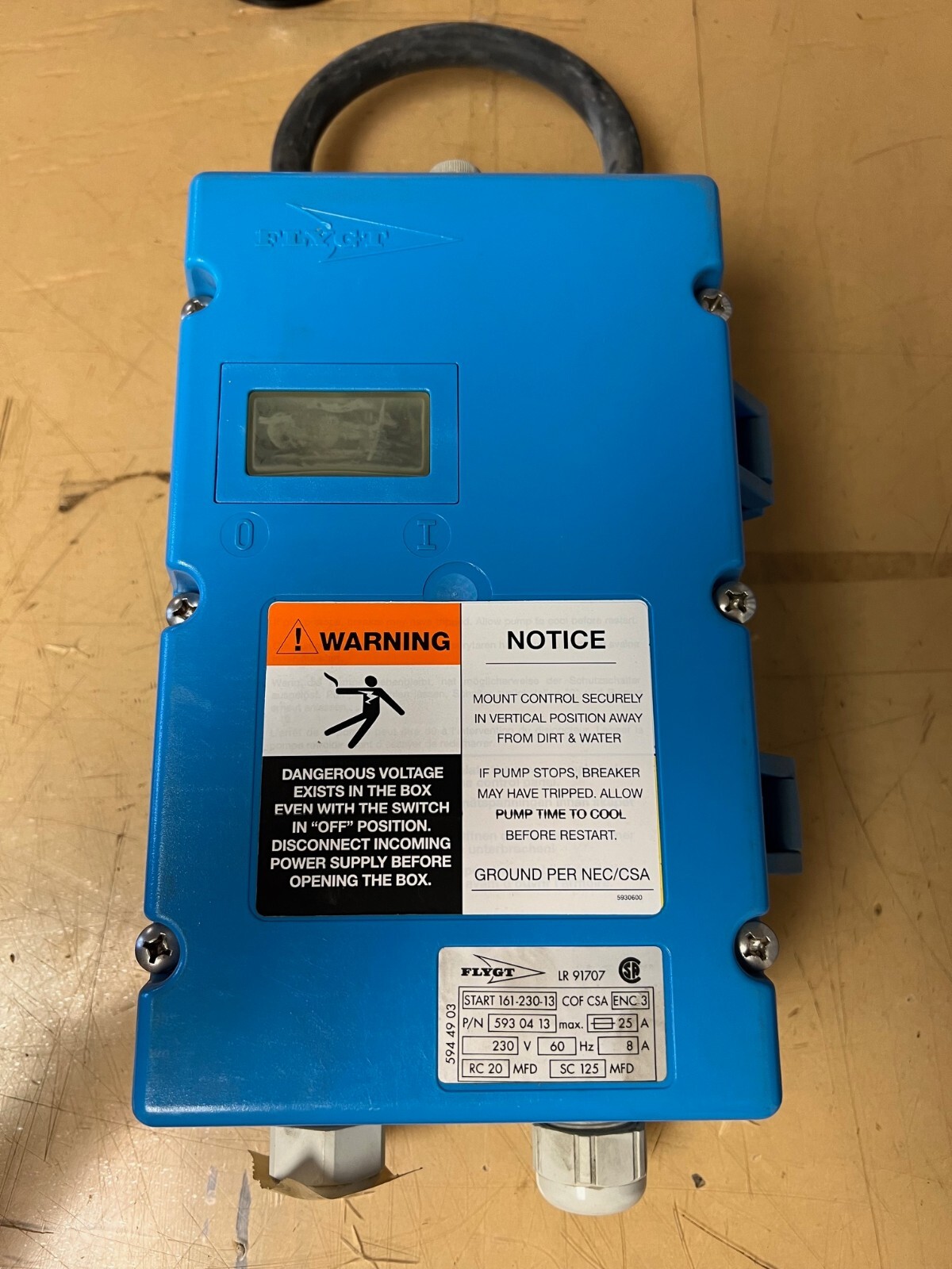 1409100000740 CONTROL, FLYGT 2051 230V SAME