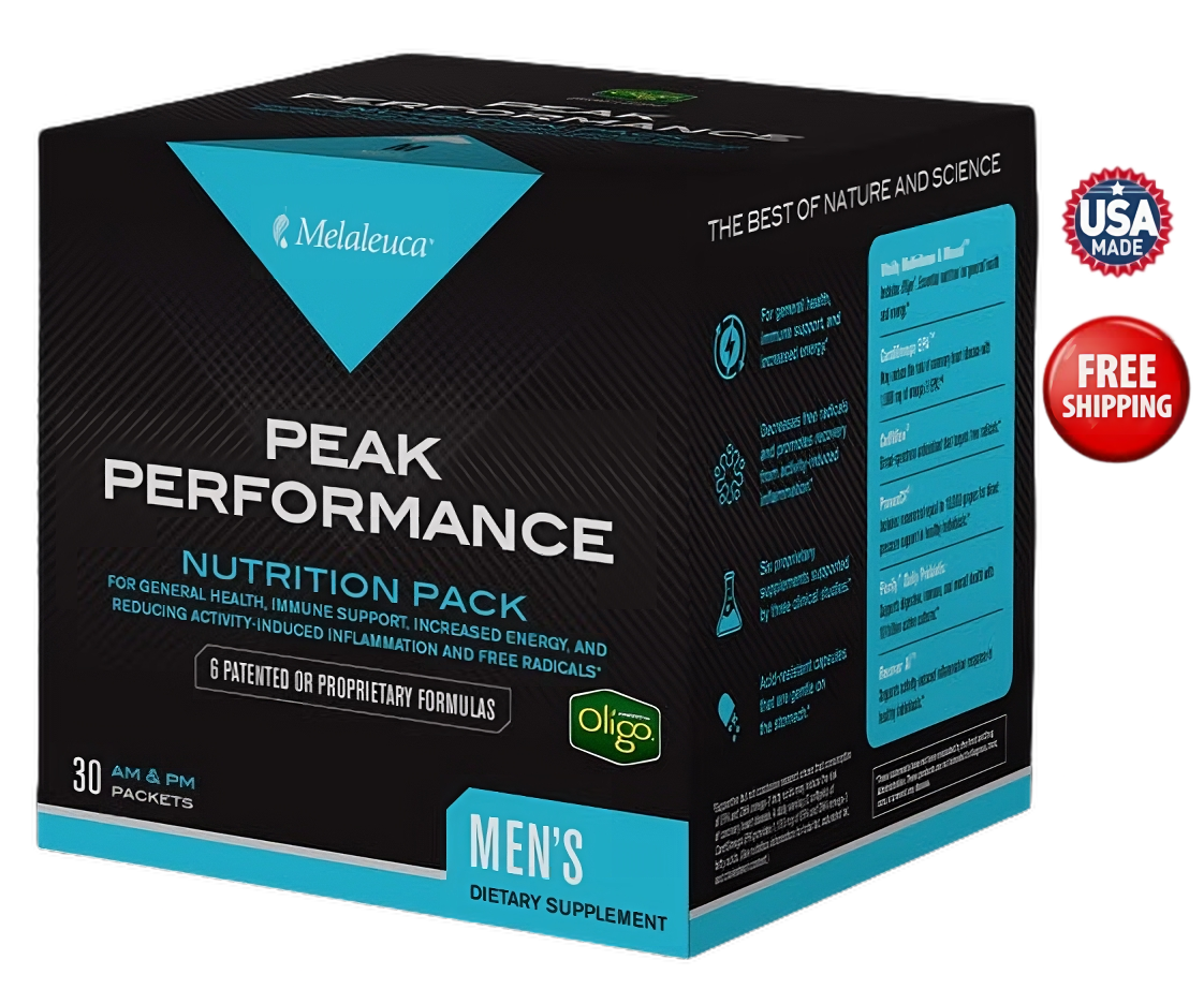 Melaleuca Peak Performance Men's Nutrition Pack Complete Wellness in Packets eBay