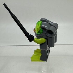 Lego Atlantis Minifigure - Bobby (atl002) with Spear Gun and Treasure Key 8058