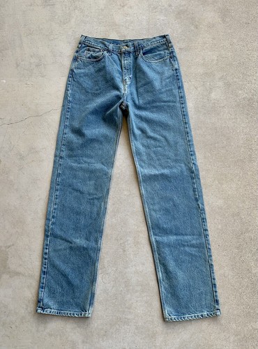 Carhartt B460LVB Mens Size 36x30 Relaxed Fit Straight Leg Light Blue Denim Jeans - 第 1/10 張圖片