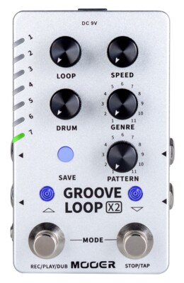 MOOER Groove Loop X2 - Stereo Looper / Drum Machine