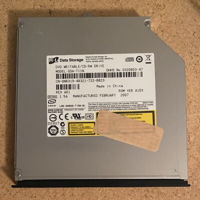 GSA-T11N DVD±RW CDRW IDE Optical ATAPI Drive Dell Inspiron Vostro *TESTED*
