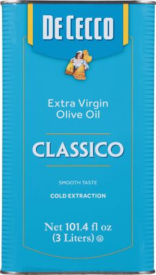 De Cecco Extra Virgin Olive Oil 101.4 Fl Oz Imported from Italy Cold Extraction