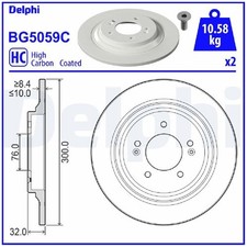 2x Bremsscheibe hinten für KIA Niro 1 DE Optima JF Soul 3 SK3 | 26228861