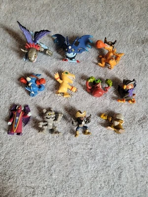 Digimon Mini Figuren Vintage 90er 1999 Konvolut 11 Bandai - Bild 1 von 4