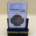 1921 Peace Silver Dollar NGC XF45 High Relief