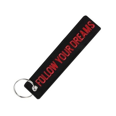 Keychains Personalized Key Tags Fits Motorcycles,Dirt Follow Your Dreams