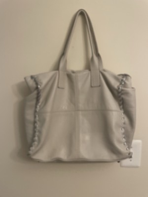 LAURA di MAGGIO Off White Bone XL Convertible Tote Handbag-VERY NICE