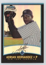 2001 Bowman Chrome Rookie Refractors Adrian Hernandez #126 0jk5
