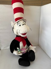 Large 1997 Dr. Seuss Cat in the Hat and Gink Plush Mattel with Tag