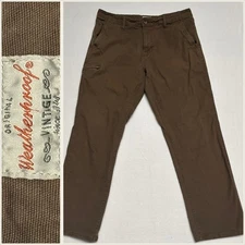 Weatherproof Vintage Pants 36X30 Relaxed Fit Dark Brown Cargo