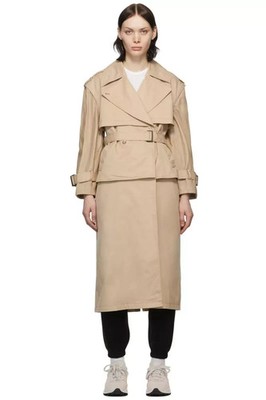 new MACKAGE Trench Coat jacket gilet 4 in 1 size M uk 12 usa 8 IT 42 RRP £850 b2