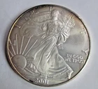 2001 American Silver Eagle 1oz .999  Toning