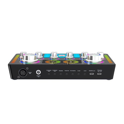 Flexible Connectivity BT Sound Card Mixer Ideal for Various Applications - Photo 13/16