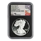 2021-W American Silver Eagle NGC PF-70 T-1 Congratulations Set FDOI Mercanti