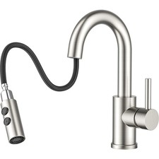 Moderne 360&deg; Drehbare Wasserhahn Bad Mischbatterie mit Herausziehbarer Brause...