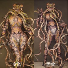 Halloween Terrible Monster Women Party Men Tentacle Jumpsuit Role Playi Unisex