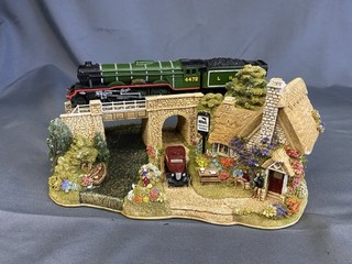Lilliput Lane The Flying Scotsman TwoSmall Chips On The Back As Shown In Picture