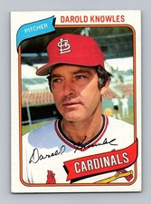 1980 Topps #286 Darold Knowles Very Good