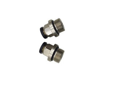 2x BREV MW 8 Pneumatic Quick Connectors BREV-MW-8