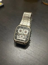 Citizen Jet Boy Deji-Ana Alarm Chronograph Men’s Watch Rare Used Not working