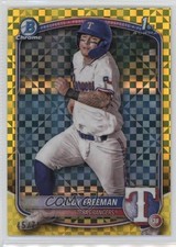 2025 Bowman Chrome Prospects Yellow X-Fractor 45/75 Cody Freeman #BCP-112 1bi0