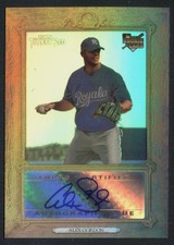 2007 Topps Turkey Red Alex Gordon Chromographs rookie auto Kansas City Royals