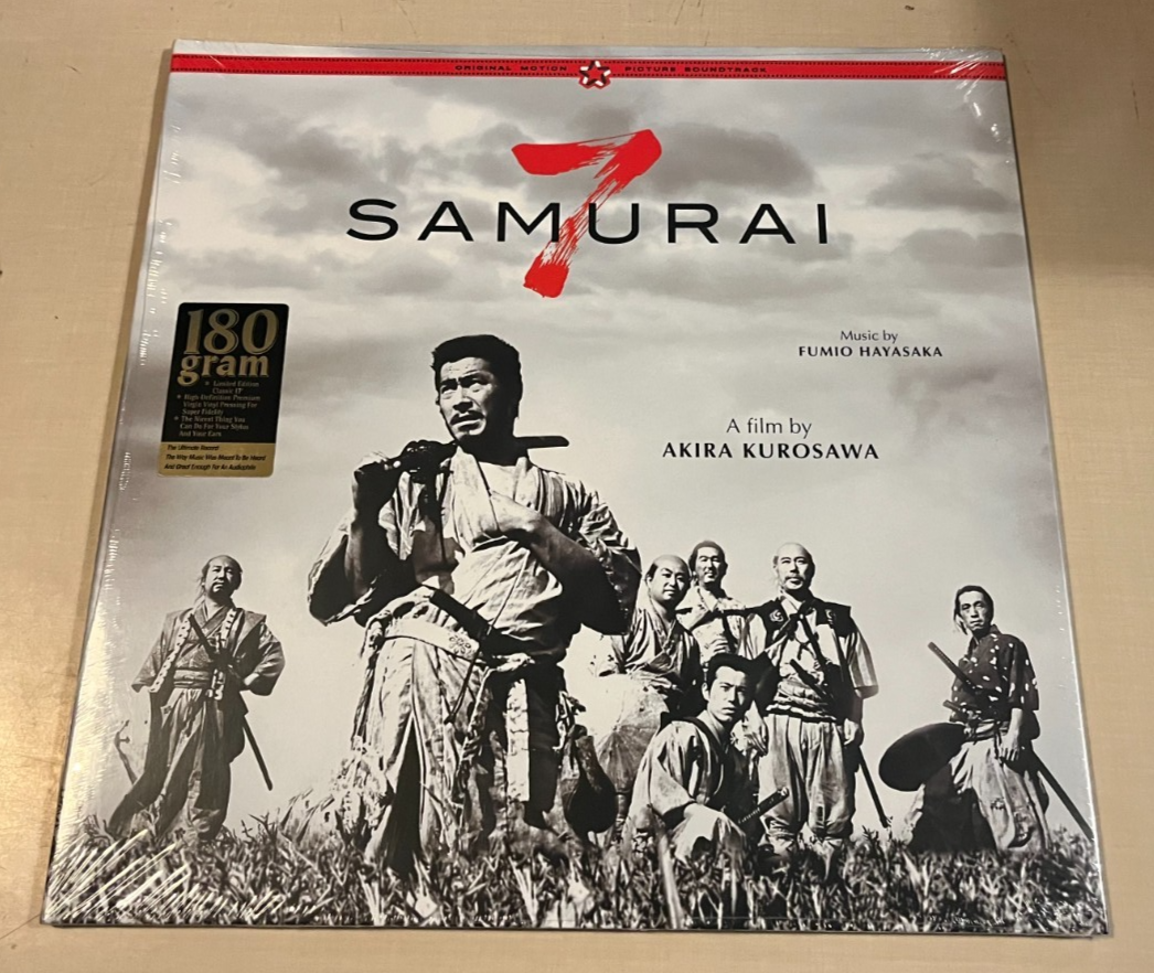 Seven Samurai Soundtrack 180g Vinyl Record LP Fumio Hayasaka Akira ...