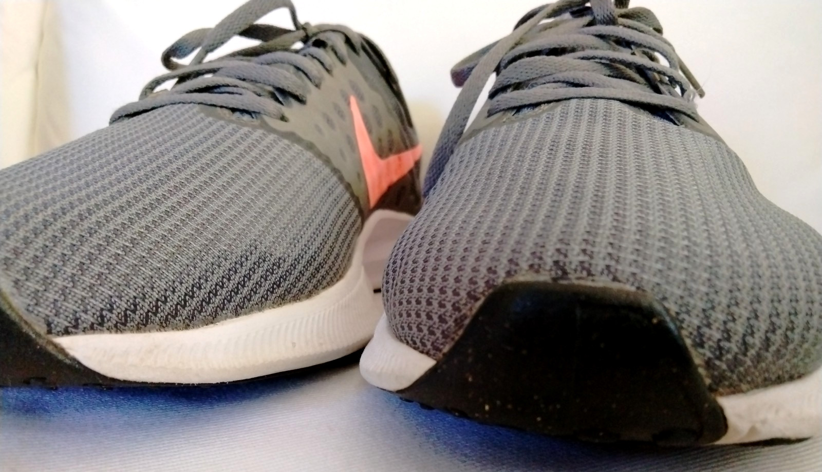 Nike Downshifter 7 Gray Lava Glow Sunset Running Shoes Women's Sz 12 RARE Size! image 8