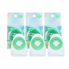 POP Dental Floss, Peppermint, Plaque Remover for Teeth, Shred Resistant, Vega...
