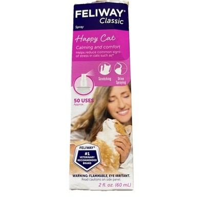 Feliway Classic Cat Calming And Comfort Spray Large 2oz EXP 03/2028 New